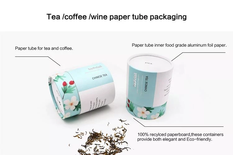 tea paper tube packaging