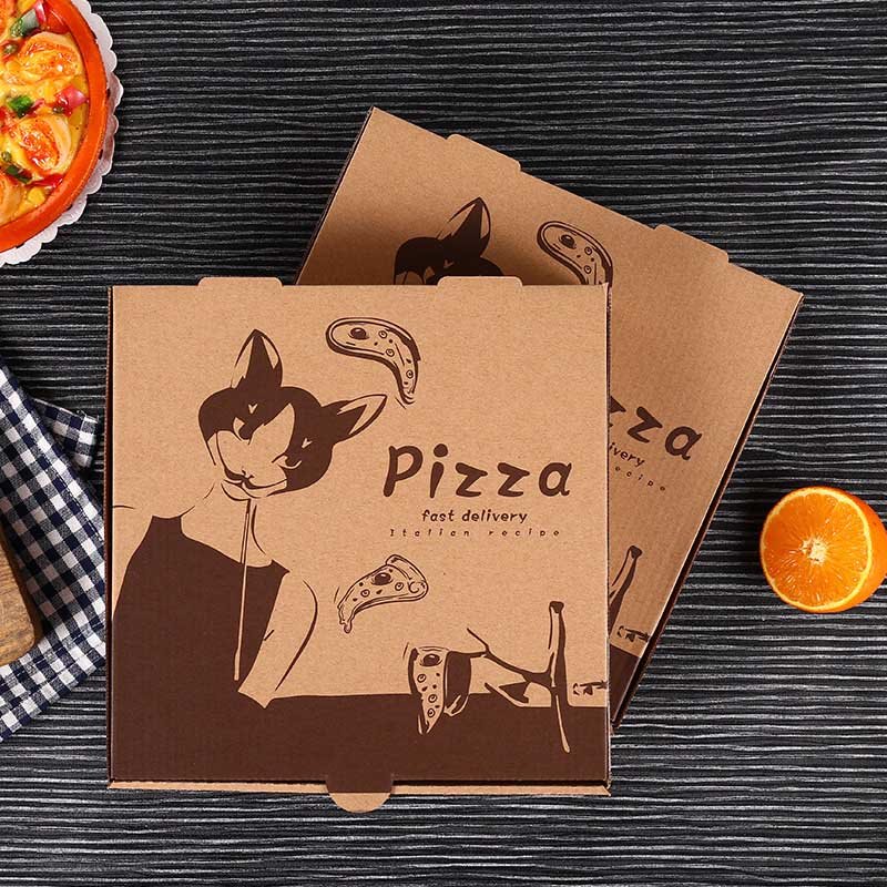 corrugated pizze box