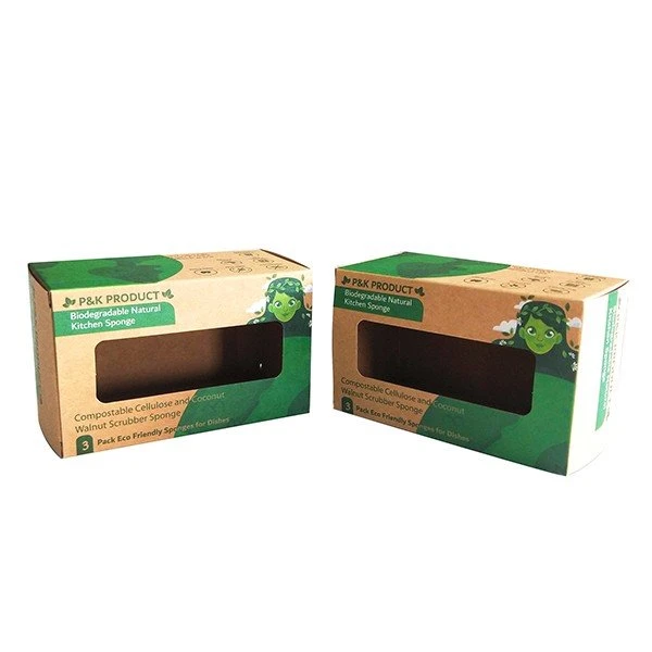 Biodegradable Brown Kraft Card Box